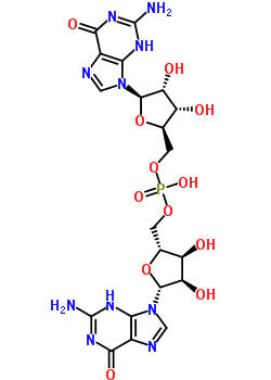 22886-44-8  bis{[(2R,3S,4R,5R)-5-(2-amino-6-oxo-3,6-dihydro-9H-purin-9-yl)-3,4-dihydroxytetrahydrofuran-2-yl]methyl} hydrogen phosphate (non-preferred name)