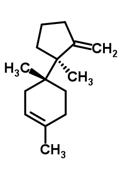 24493-43-4  (4R)-1,4-dimethyl-4-[(1S)-1-methyl-2-methylidenecyclopentyl]cyclohexene