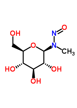 31364-55-3  (2R,3S,4S,5R,6R)-2-(hydroxymethyl)-6-[methyl(nitroso)amino]tetrahydro-2H-pyran-3,4,5-triol (non-preferred name)