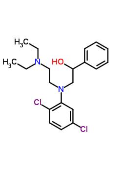 33189-65-0  2-{(2,5-dichlorophenyl)[2-(diethylamino)ethyl]amino}-1-phenylethanol