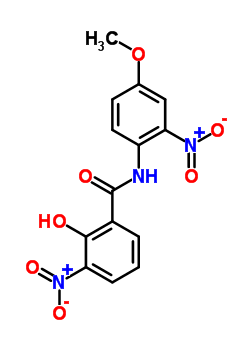 33581-07-6  2-hydroxy-N-(4-methoxy-2-nitrophenyl)-3-nitrobenzamide