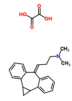 34252-66-9  3-(1a,10b-dihydrodibenzo[a,e]cyclopropa[c][7]annulen-6(1H)-ylidene)-N,N-dimethylpropan-1-amine ethanedioate (1:1)