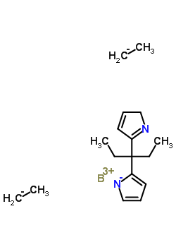 34513-77-4  boron ethanide 2-[3-(2H-pyrrol-5-yl)pentan-3-yl]pyrrol-1-ide (1:2:1)