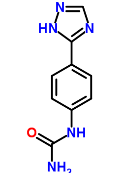 3458-01-3  1-[4-(1H-1,2,4-triazol-5-yl)phenyl]urea