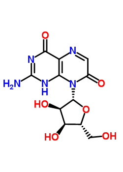 35868-23-6  2-amino-8-(beta-D-ribofuranosyl)pteridine-4,7(1H,8H)-dione