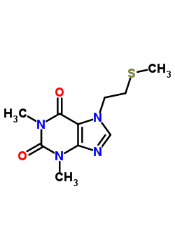 3736-05-8  1,3-dimethyl-7-[2-(methylsulfanyl)ethyl]-3,7-dihydro-1H-purine-2,6-dione