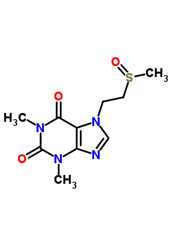 3736-06-9  1,3-dimethyl-7-[2-(methylsulfinyl)ethyl]-3,7-dihydro-1H-purine-2,6-dione