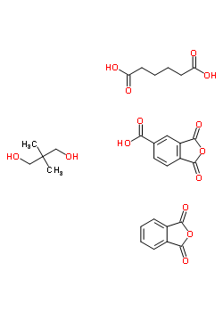 38702-16-8  adipic acid; 2,2-dimethylpropane-1,3-diol; 1,3-dioxoisobenzofuran-5-carboxylic acid; isobenzofuran-1,3-dione