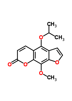 39262-34-5  9-methoxy-4-(propan-2-yloxy)-7H-furo[3,2-g]chromen-7-one