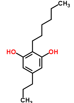 39341-78-1  2-hexyl-5-propylbenzene-1,3-diol