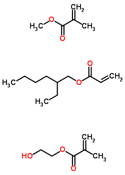 40704-95-8  2-ethylhexyl prop-2-enoate; 2-hydroxyethyl 2-methylprop-2-enoate; methyl 2-methylprop-2-enoate