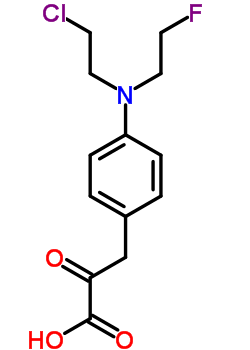 4252-38-4  3-{4-[(2-chloroethyl)(2-fluoroethyl)amino]phenyl}-2-oxopropanoic acid