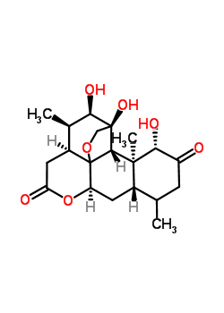 4547-22-2  (1S,2R,3R,3aS,6aR,7aS,11S,11aS,11bS)-1,2,11-trihydroxy-3,8,11a-trimethyldecahydro-2H-11c,1-(epoxymethano)dibenzo[de,g]chromene-5,10(3H,6aH)-dione