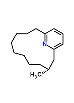 501-08-6  (3R)-3-μεθυλο-16-αζαδικυκλο[10.3.1]εξαδεκα-1(16),12,14-τριένιο· 