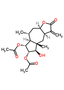 51292-55-8  (3aR,4aS,5R,6S,7R,7aS,8R,9aR)-5-hydroxy-4a,8-dimethyl-3-methylidene-2-oxododecahydroazuleno[6,5-b]furan-6,7-diyl diacetate