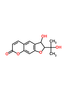 51580-96-2  3-hydroxy-2-(2-hydroxypropan-2-yl)-2,3-dihydro-7H-furo[3,2-g]chromen-7-one