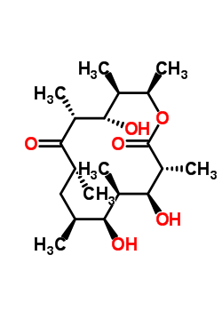 53428-54-9  (3R,4S,5R,6S,7S,9R,11R,12S,13R,14R)-4,6,12-trihydroxy-3,5,7,9,11,13,14-heptamethyloxacyclotetradecane-2,10-dione