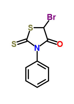 56921-38-1  5-bromo-3-phenyl-2-thioxo-1,3-thiazolidin-4-one