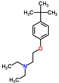 57586-10-4  2-(4-tert-butylphenoxy)-N,N-diethylethanamine