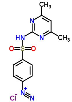 58064-76-9  4-[(4,6-dimethylpyrimidin-2-yl)sulfamoyl]benzenediazonium chloride