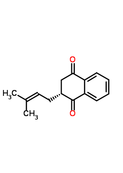 58190-97-9  (2R)-2-(3-methylbut-2-en-1-yl)-2,3-dihydronaphthalene-1,4-dione