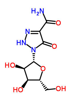 59343-64-5  5-oxo-1-(beta-D-ribofuranosyl)-2,5-dihydro-1H-1,2,3-triazole-4-carboxamide