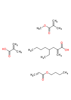 59372-10-0  butyl prop-2-enoate; 4-ethyl-2-methylene-octanoic acid; methyl 2-methylprop-2-enoate; 2-methylprop-2-enoic acid