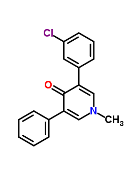 59757-01-6  3-(3-chlorophenyl)-1-methyl-5-phenylpyridin-4(1H)-one