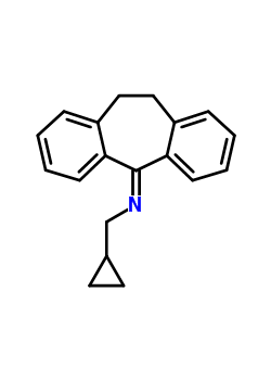 59864-46-9  1-cyclopropyl-N-(10,11-dihydro-5H-dibenzo[a,d][7]annulen-5-ylidene)methanamine