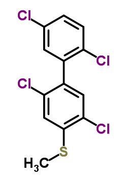 60640-57-5  2,2',5,5'-tetrachloro-4-(methylsulfanyl)biphenyl