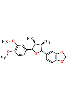 61989-57-9  5-[(2R,3R,4S,5R)-5-(3,4-dimethoxyphenyl)-3,4-dimethyltetrahydrofuran-2-yl]-1,3-benzodioxole