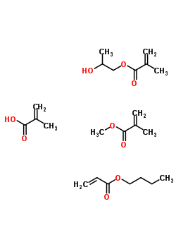 63197-38-6  butyl prop-2-enoate; 2-hydroxypropyl 2-methylprop-2-enoate; methyl 2-methylprop-2-enoate; 2-methylprop-2-enoic acid