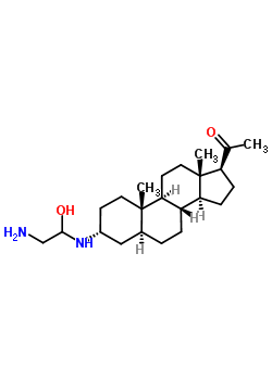 67190-52-7  (3alpha,5alpha)-3-[(2-amino-1-hydroxyethyl)amino]pregnan-20-one