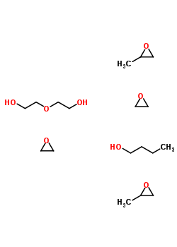 67989-16-6  butan-1-ol; 2-(2-hydroxyethoxy)ethanol; 2-methyloxirane; oxirane