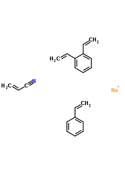 68442-39-7  sodium; 1,2-divinylbenzene; prop-2-enenitrile; styrene