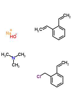 68512-03-8  sodium; 1-(chloromethyl)-2-vinyl-benzene; N,N-dimethylmethanamine; 1,2-divinylbenzene; hydroxide