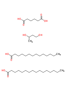 68583-85-7  adipic acid; butane-1,3-diol; palmitic acid; tetradecanoic acid