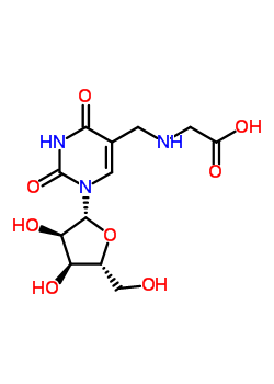 69181-26-6  [({1-[(2R,3R,4S,5R)-3,4-dihydroxy-5-(hydroxymethyl)tetrahydrofuran-2-yl]-2,4-dioxo-1,2,3,4-tetrahydropyrimidin-5-yl}methyl)amino]acetic acid (non-preferred name)