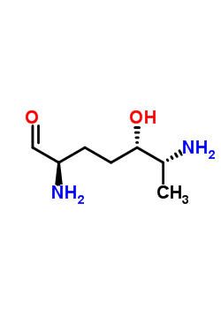 70636-65-6  2,6-diamino-2,3,4,6,7-pentadeoxy-D-ribo-heptose