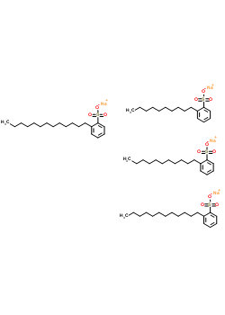 71062-00-5  sodium 2-decylbenzenesulfonate 2-dodecylbenzenesulfonate 2-tridecylbenzenesulfonate 2-undecylbenzenesulfonate (4:1:1:1:1)