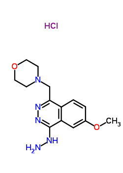 71065-13-9  4-hydrazinyl-6-methoxy-1-(morpholin-4-ylmethyl)phthalazine hydrochloride (1:1)