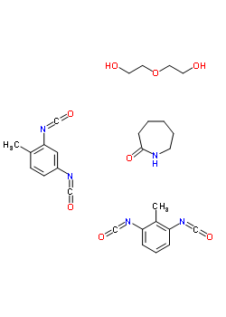 71519-77-2  azepan-2-one; 1,3-diisocyanato-2-methyl-benzene; 2,4-diisocyanato-1-methyl-benzene; 2-(2-hydroxyethoxy)ethanol
