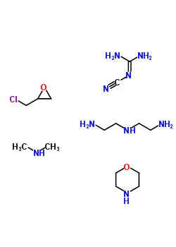 72207-73-9  N-(2-aminoethyl)ethane-1,2-diamine; 2-(chloromethyl)oxirane; 2-cyanoguanidine; N-methylmethanamine; morpholine