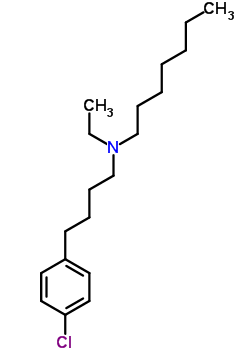 72456-59-8  N-[4-(4-chlorophenyl)butyl]-N-ethylheptan-1-amine