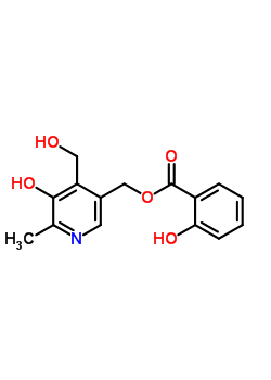 73694-53-8  [5-hydroxy-4-(hydroxymethyl)-6-methylpyridin-3-yl]methyl 2-hydroxybenzoate