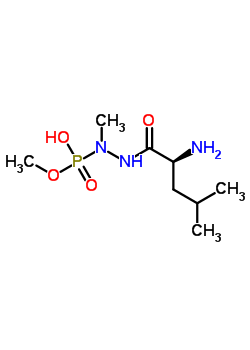 73706-58-8  methyl hydrogen N'-[(2S)-2-amino-4-methylpentanoyl]-N-methylphosphorohydrazidate (non-preferred name)