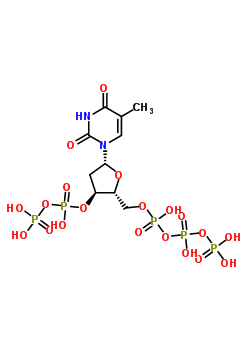 73909-63-4  thymidine 5'-(tetrahydrogen triphosphate) 3'-(trihydrogen diphosphate)