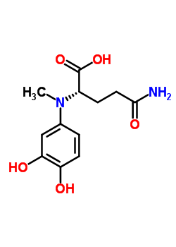 76500-09-9  N~2~-(3,4-dihydroxyphenyl)-N~2~-methyl-L-glutamine