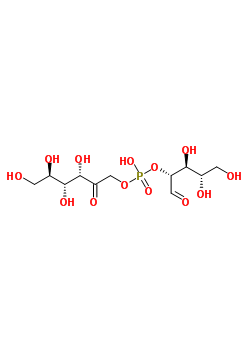 77193-03-4  (3S,4R,5R)-3,4,5,6-tetrahydroxy-2-oxohexyl (2R,3S,4S)-3,4,5-trihydroxy-1-oxopentan-2-yl hydrogen phosphate (non-preferred name)