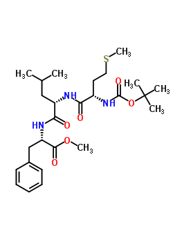 77542-78-0  methyl N-(tert-butoxycarbonyl)-L-methionyl-L-leucyl-L-phenylalaninate